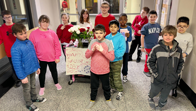 CES Life Skills and Autistic Support classes held Valentine's Day ...