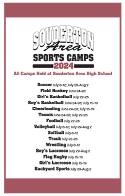 Summer 2024 Sports Camps at SAHS | Post Details Page