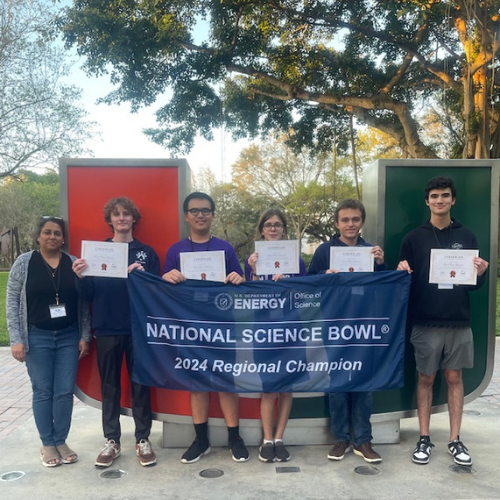 Historic First Place Win for AHS Palm Beach at National Science Bowl