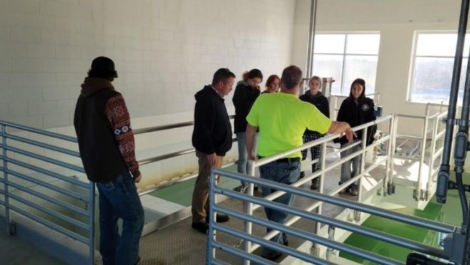 Students at Staples Public Works