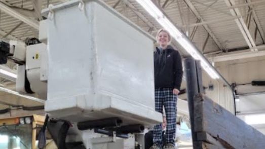 Students at Staples Public Works
