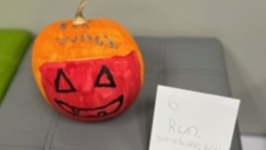 Pumpkin with Smiling face