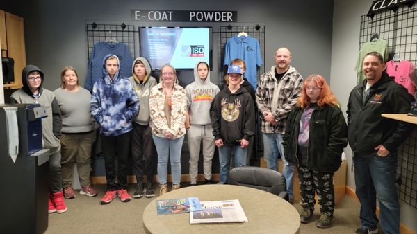 Group Photo of Students at IFS Plant