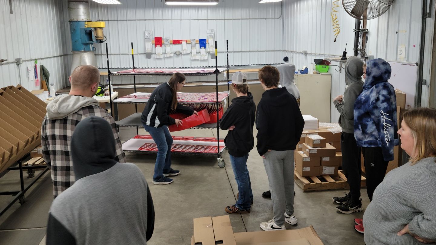 Group of Students at IFS Plant