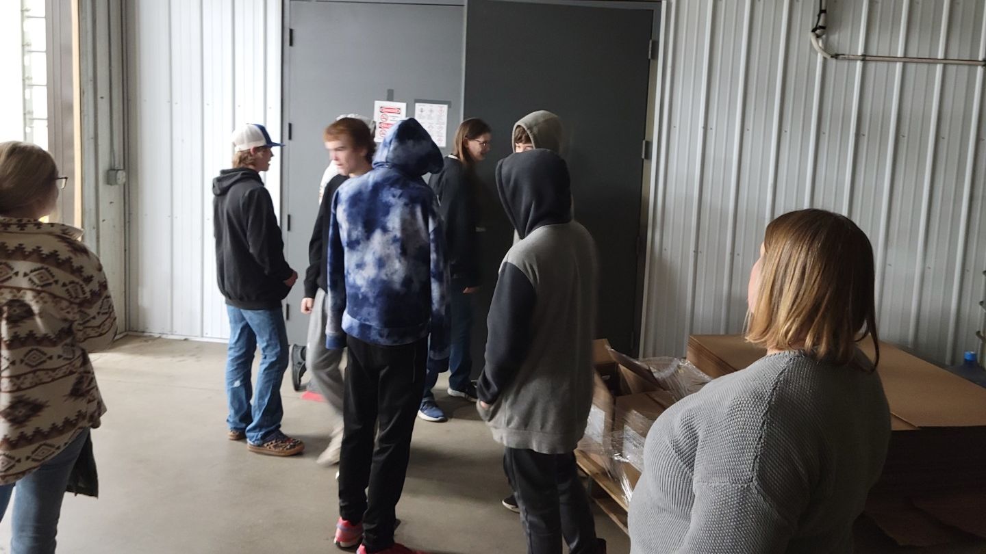Group of Students at IFS Plant