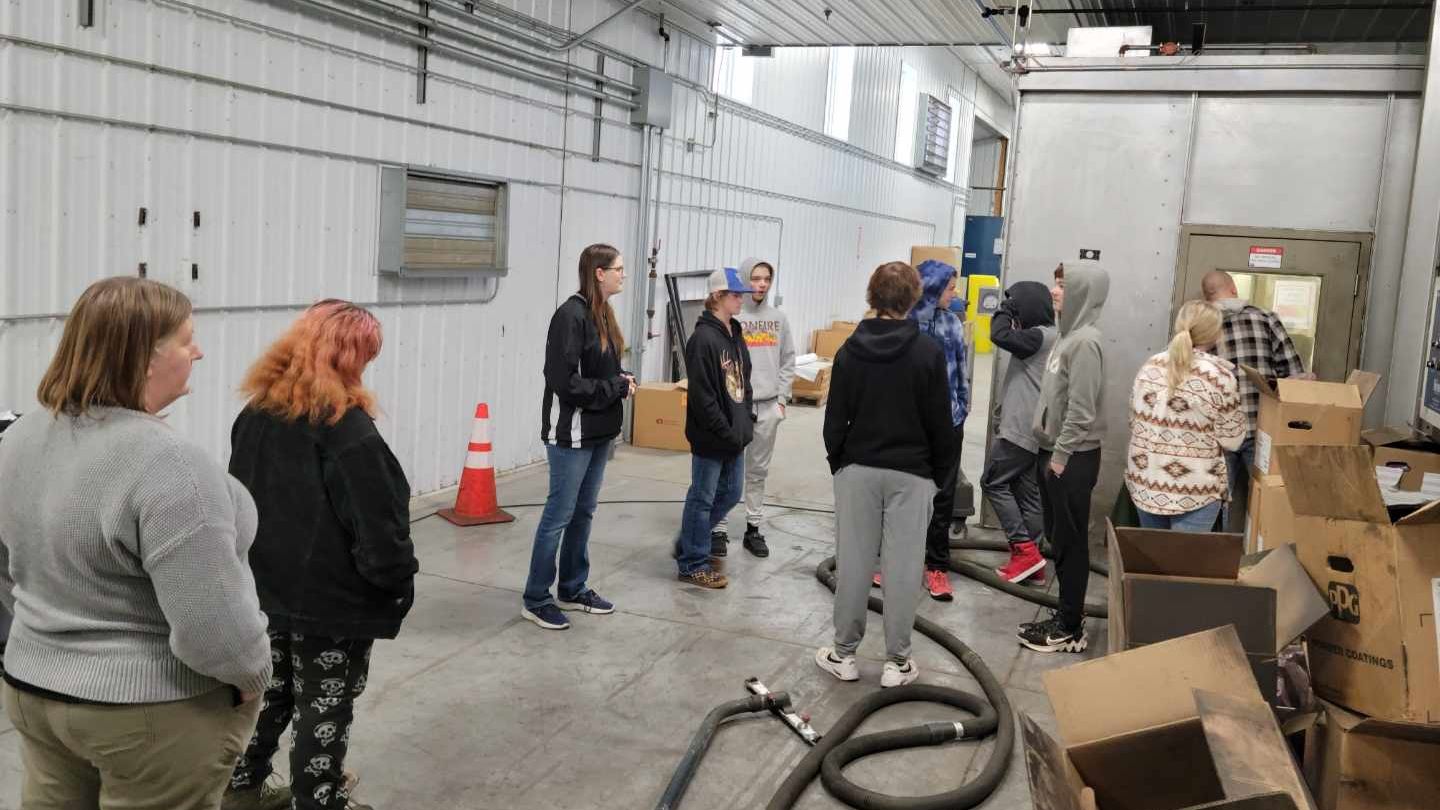 Group of Students at IFS Plant