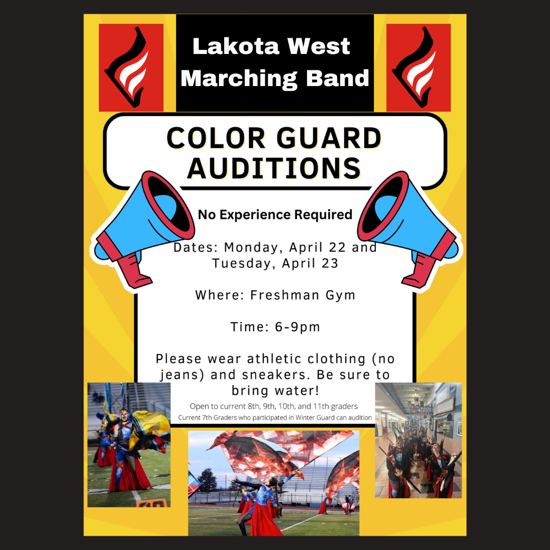 Lakota West Bands Color Guard Auditions News Detail Page