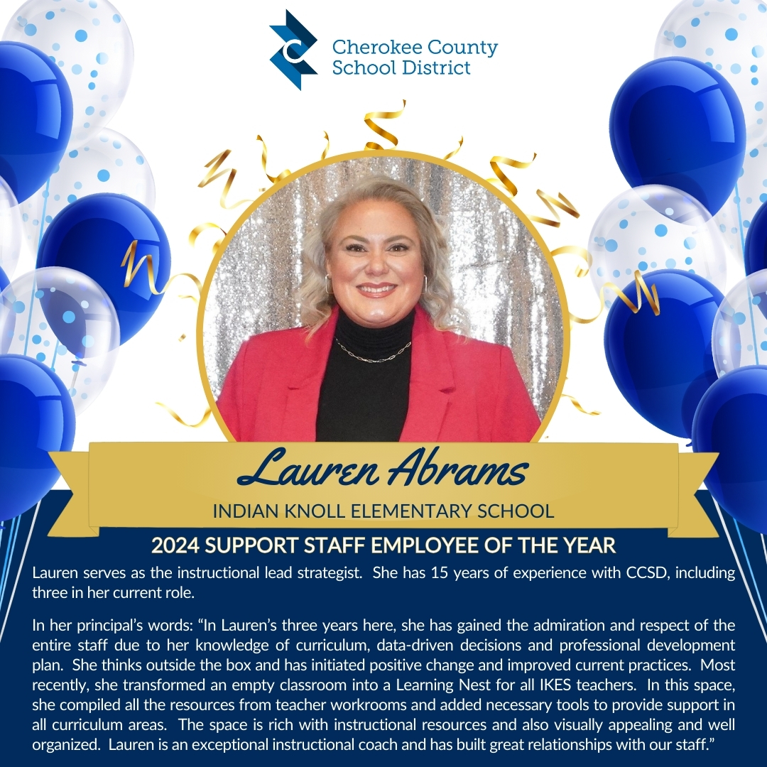 Meet a CCSD 2024 Support Staff Employee of the Year: Lauren Abrams of ...