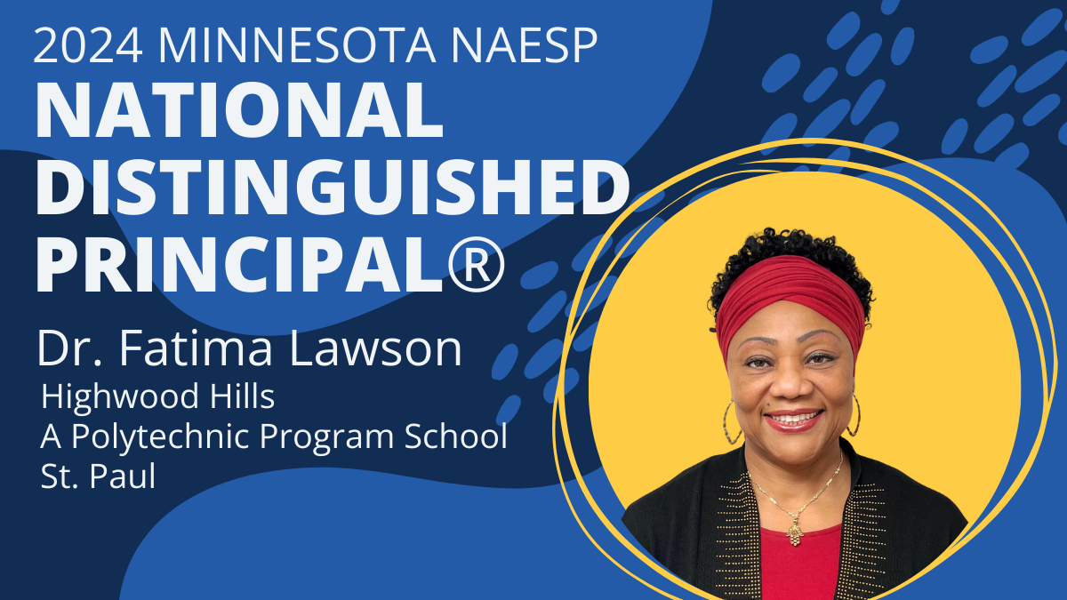 Highwood Hills Elementary Principal Dr. Fatima Lawson Named Minnesota