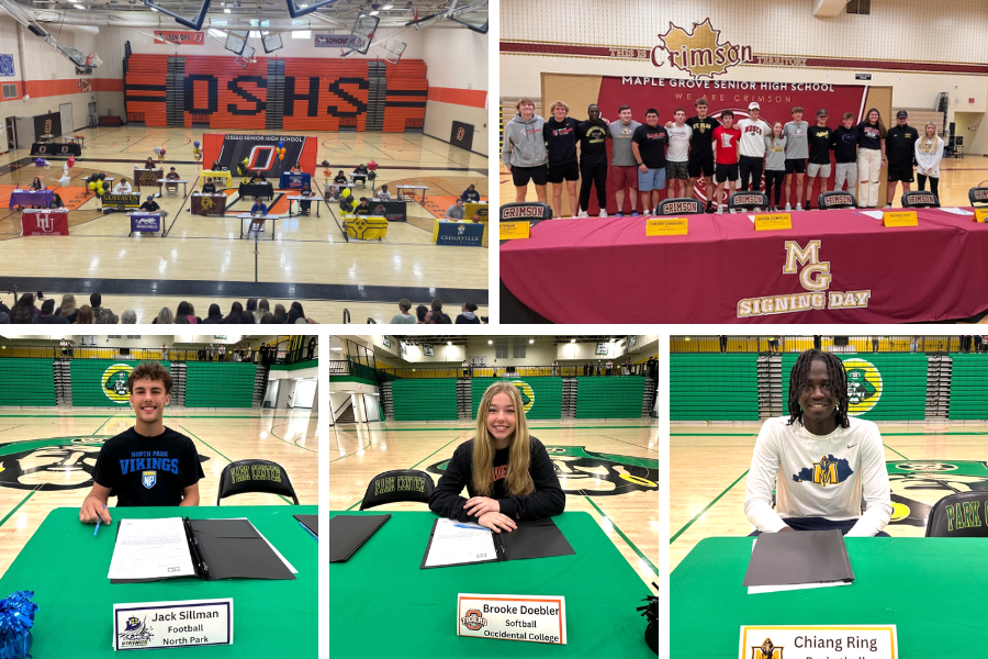 Osseo Area Schools studentathletes sign letters of intent article
