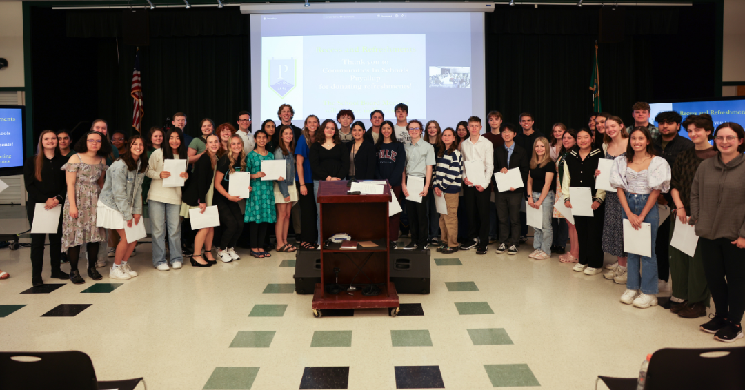 Students Earn Varsity Letter for Volunteer Service - 2024 | PSD News