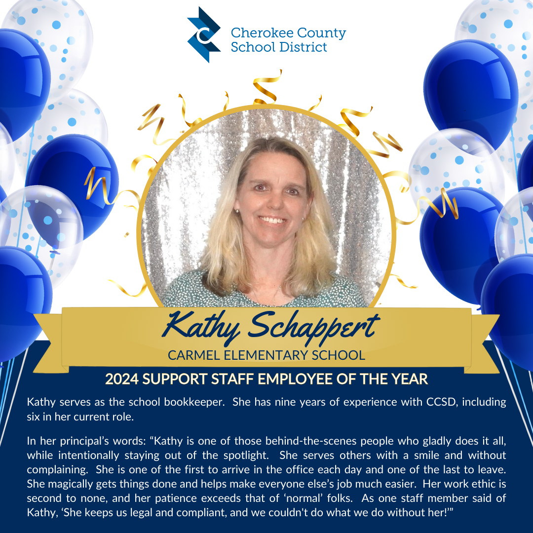 Meet a CCSD 2024 Support Staff Employee of the Year: Kathy Schappert of ...