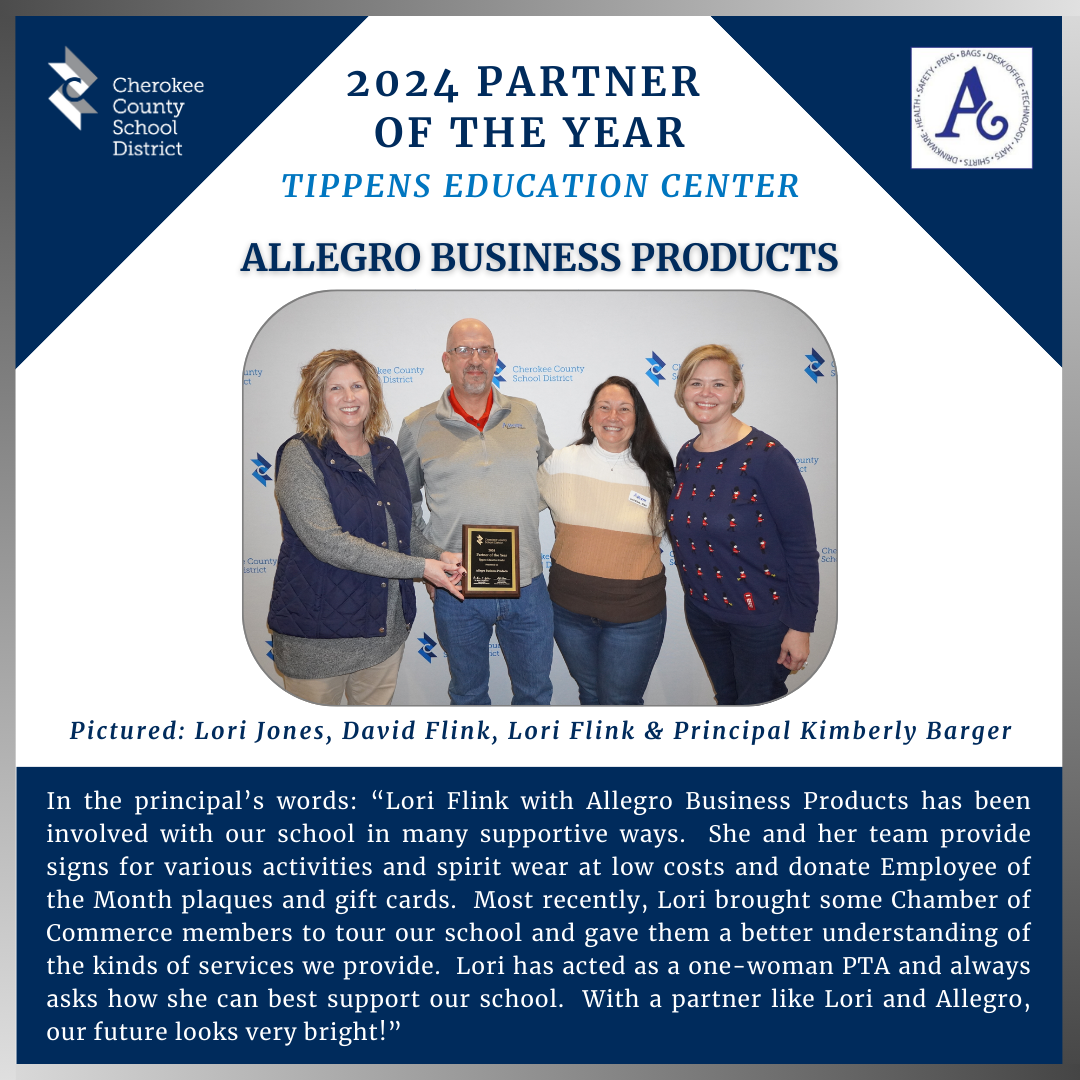 Meet a CCSD 2024 School Partner of the Year: Allegro Business Products ...