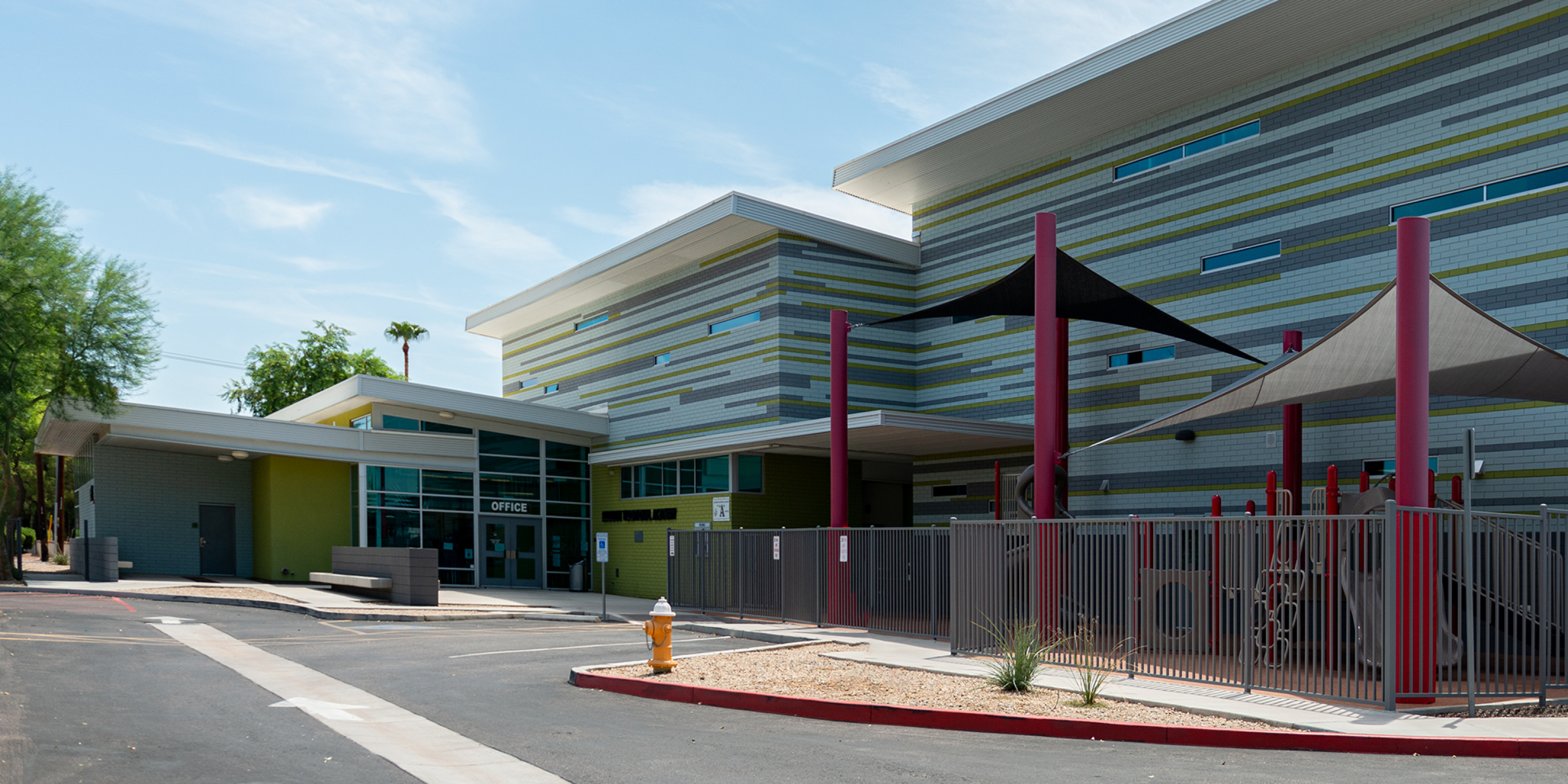 Exterior of the front of Madison Traditional Academy