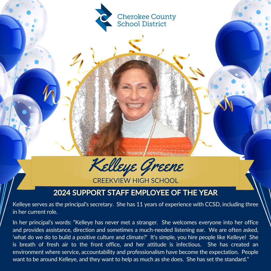 Meet a CCSD 2024 Support Staff Employee of the Year: Kelleye Greene of ...