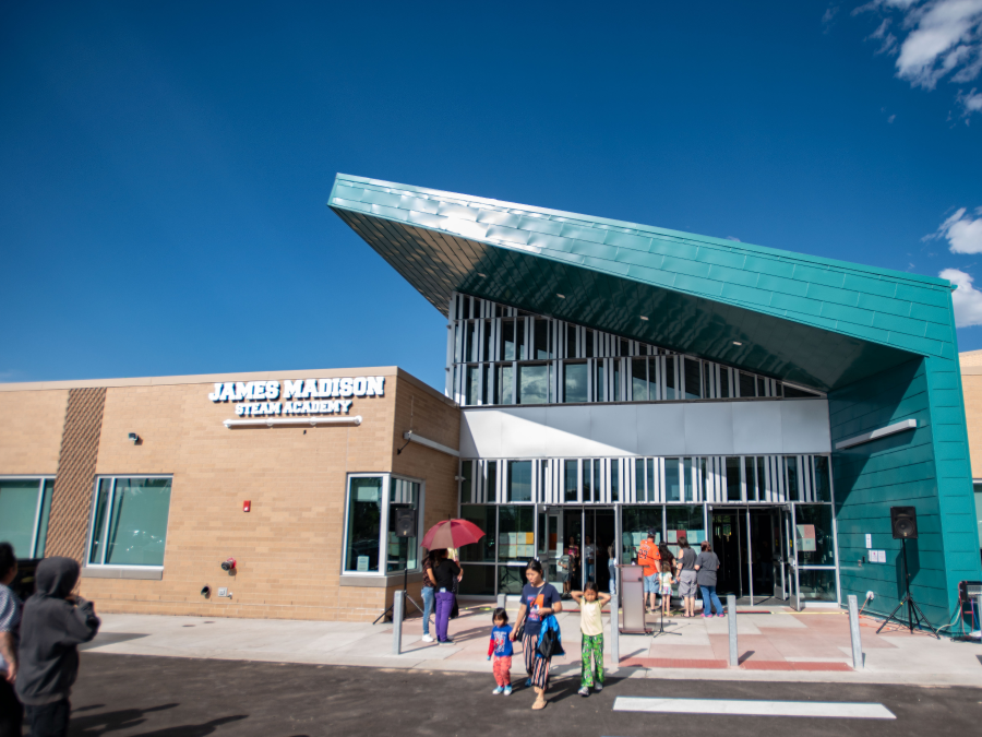 RIBBON CUT ON NEW JAMES MADISON STEAM ACADEMY | Bond News Default Board ...