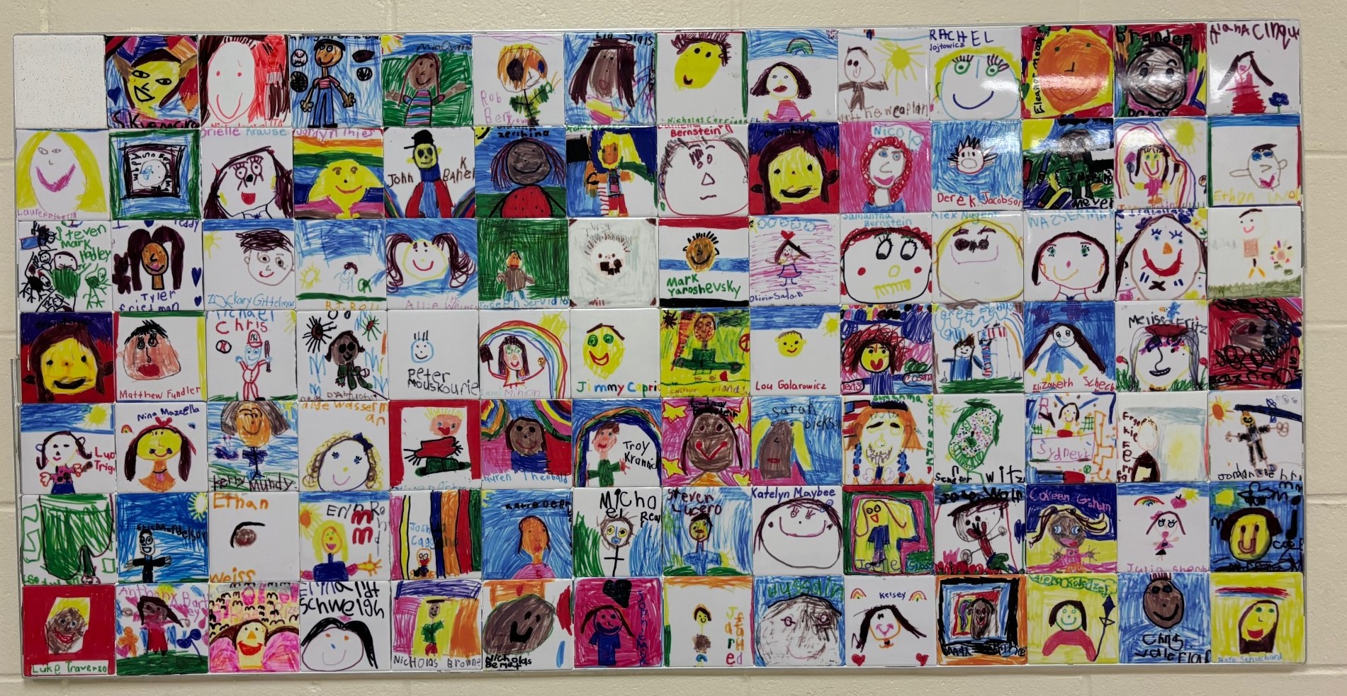 Student tile collage