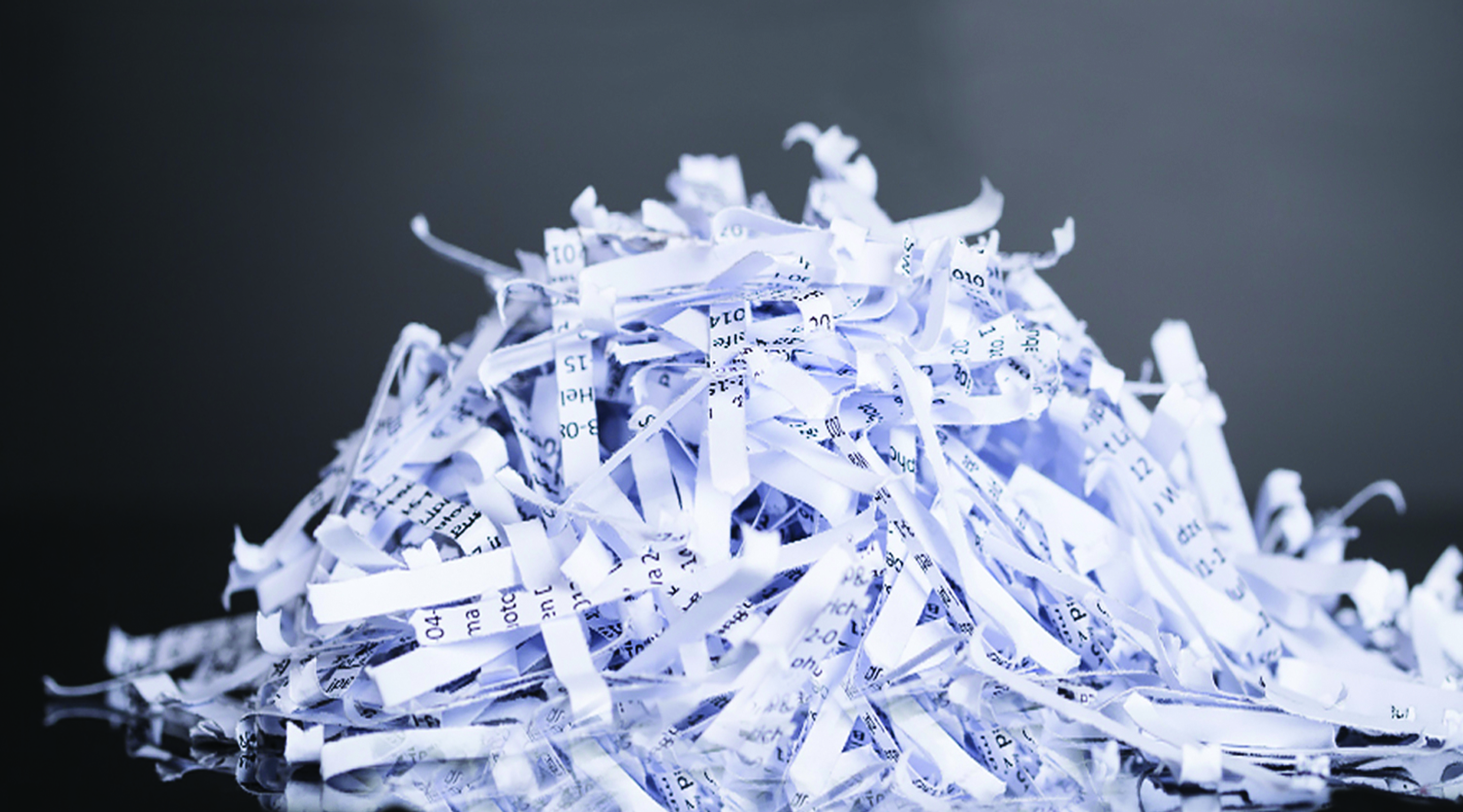 Pile of Shredded Paper