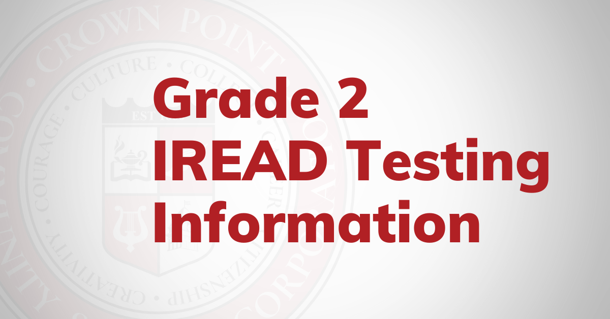 IREAD Information Grade 2 Details IREAD Information Grade 2 Details
