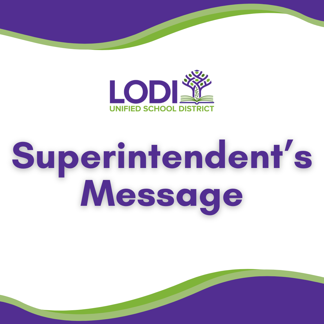 Message from the Superintendent - February 4, 2025