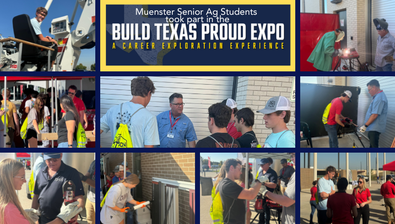 Muenster Senior Ag Students Attend Build Texas Proud Expo | Post Details