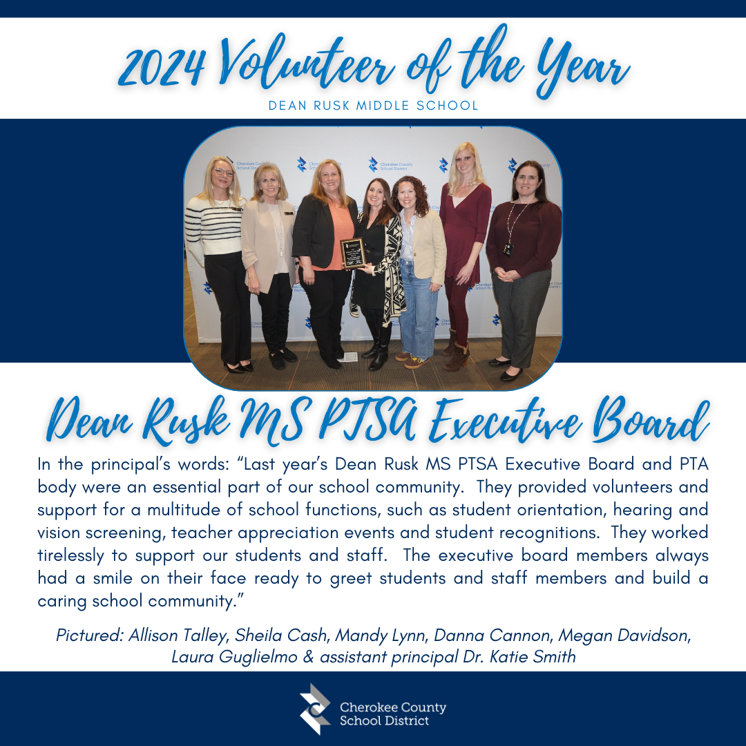 Meet a CCSD 2024 Volunteer of the Year: Dean Rusk MS PTSA Executive ...