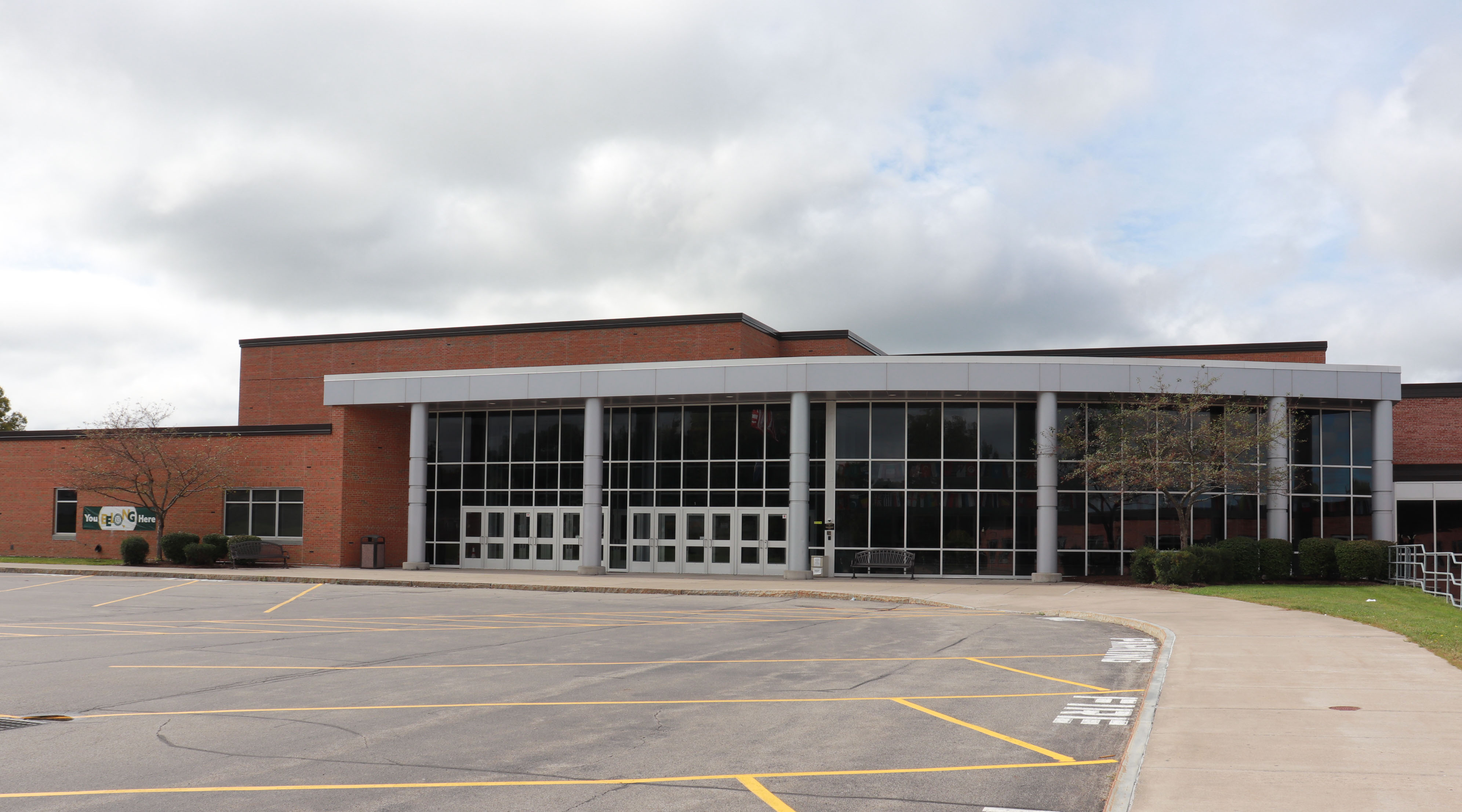 Front of Burger Junior High