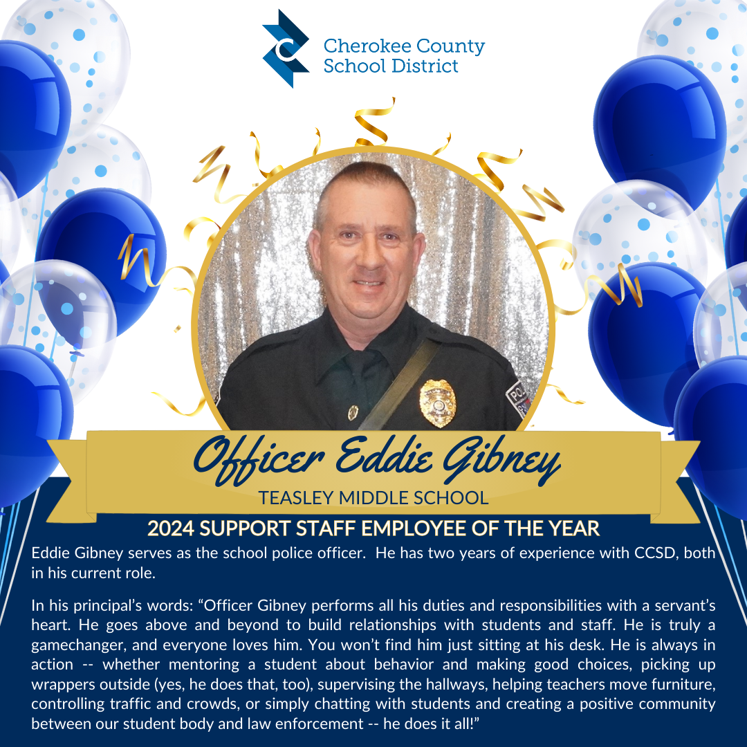 Meet a CCSD 2024 Support Staff Employee of the Year Officer Eddie