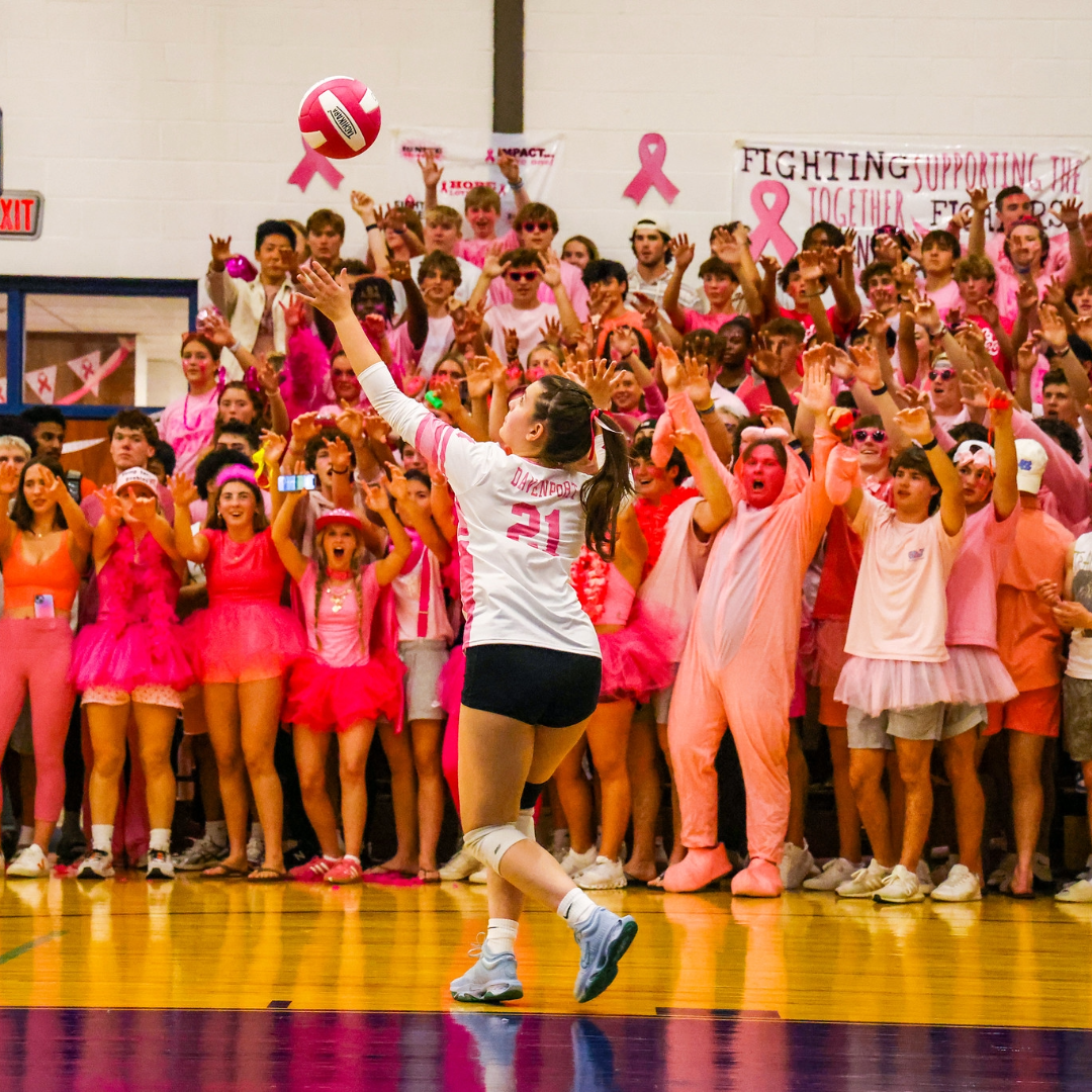 Pink Out Group Saints Go All Out for Pink Out | Hilltop Happenings