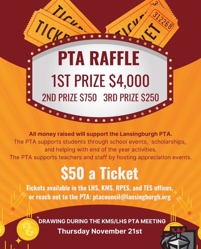 PTA Council Cash Prize Raffle, Drawing on Nov. 21 | Post Pages
