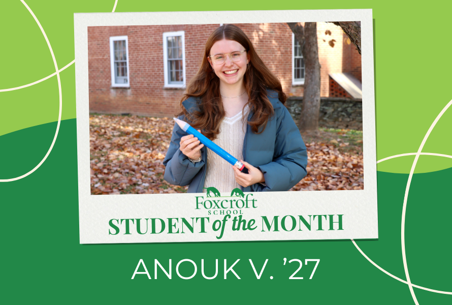 Anouk V. ’27 is Foxcroft's Student of the Month | Posts Details