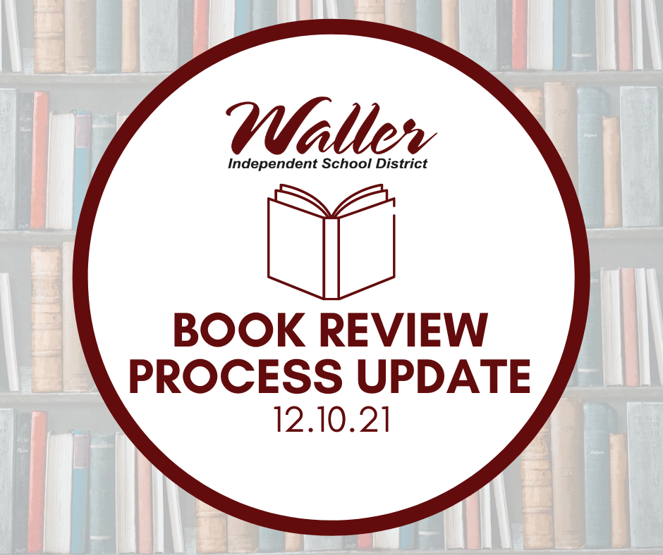 Waller ISD Book Review Process Update | Details