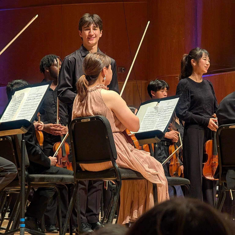 Baltimore Symphony Orchestra Features Oliver W. '26 in Promotional