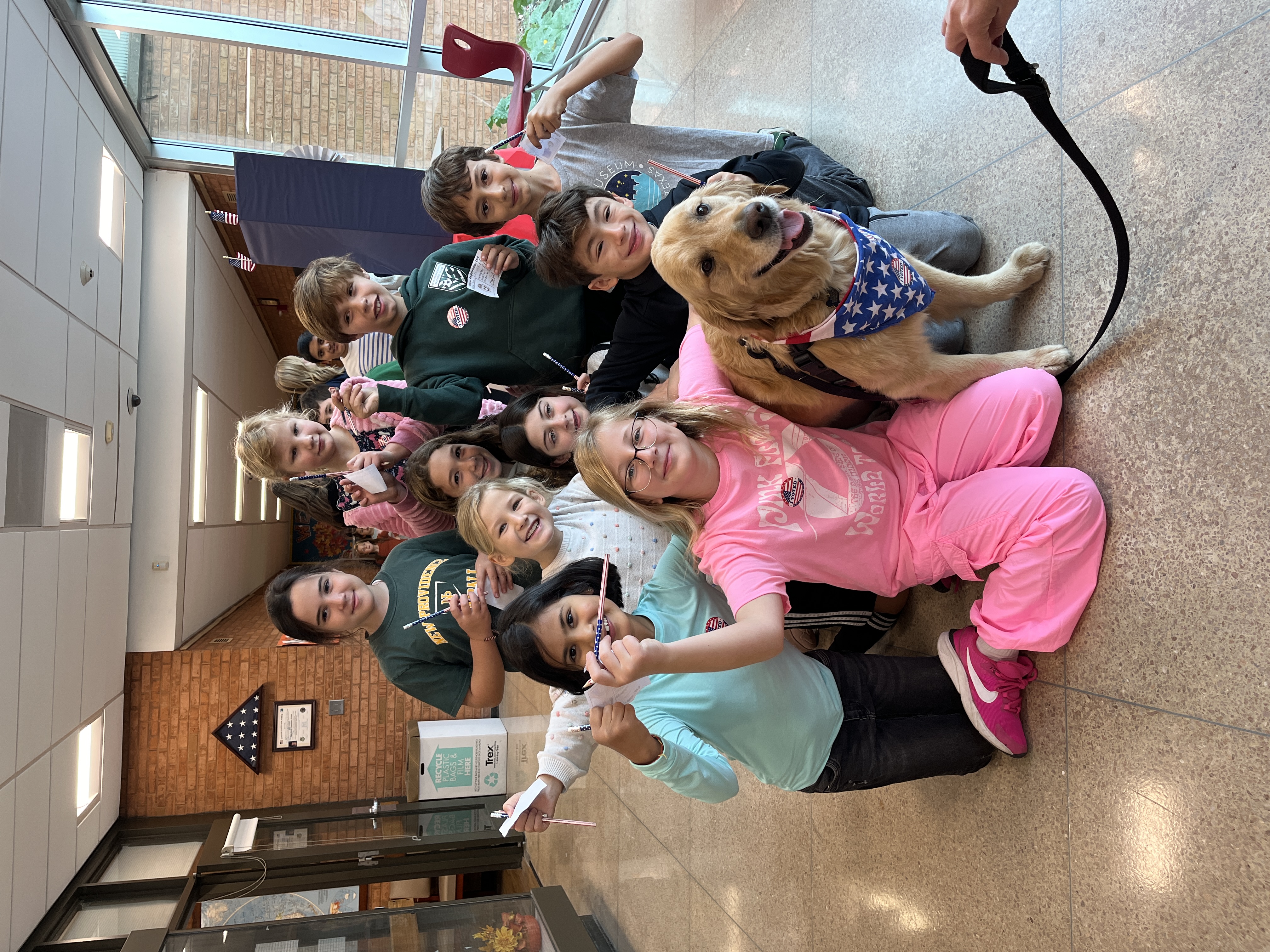 Students with Bailey