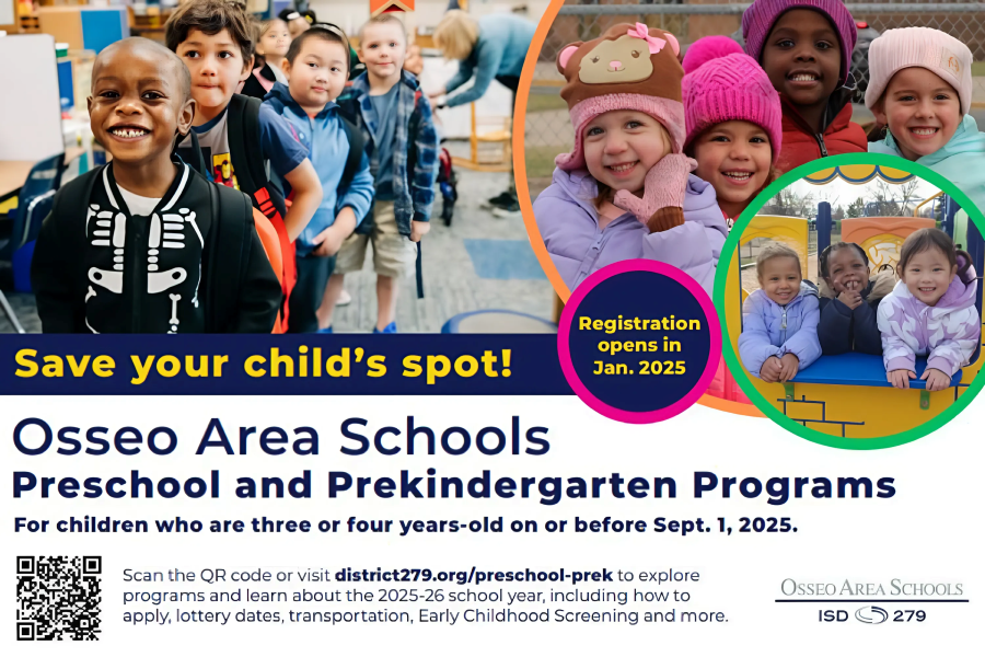 2025-26 Preschool and Prekindergarten programs registration opens in January 2025