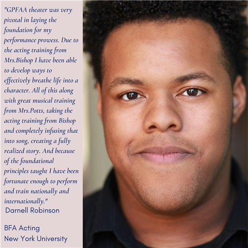 The image shows a close-up portrait of a young man with a warm, friendly expression. The background appears to be a page of text, providing some biographical information about the individual.