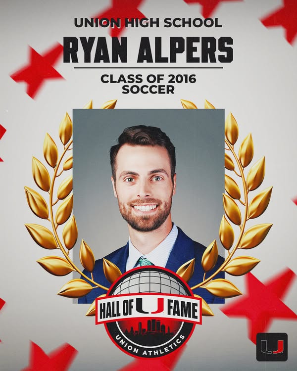 Union Athletics Class Of 2024 Hall Of Fame Inductee: Ryan Alpers ...