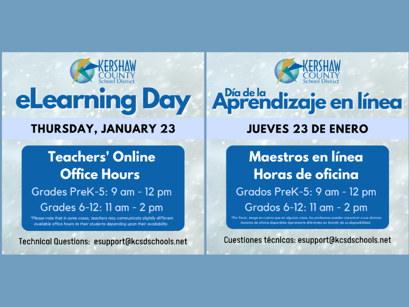 KCSD announces e-Learning day for Thursday, January 23 | Post Details