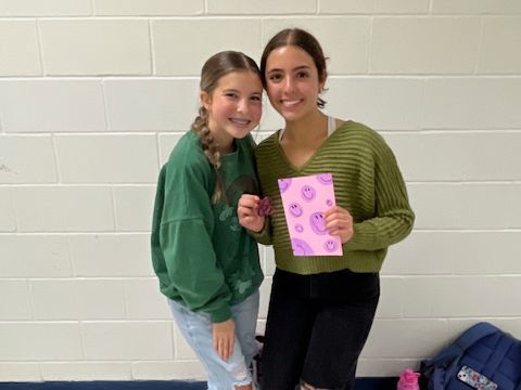 West Rusk High School Student Council members smiling in a hallway