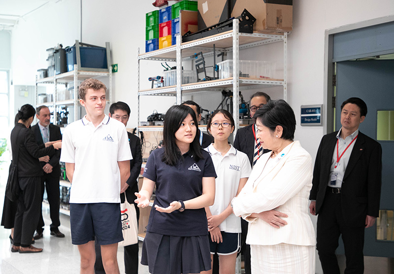 Tokyo Governor Koike Yuriko Visits NIST International School: A ...