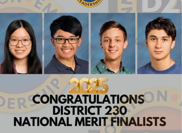 District 230 congratulates National Merit Finalists News posts