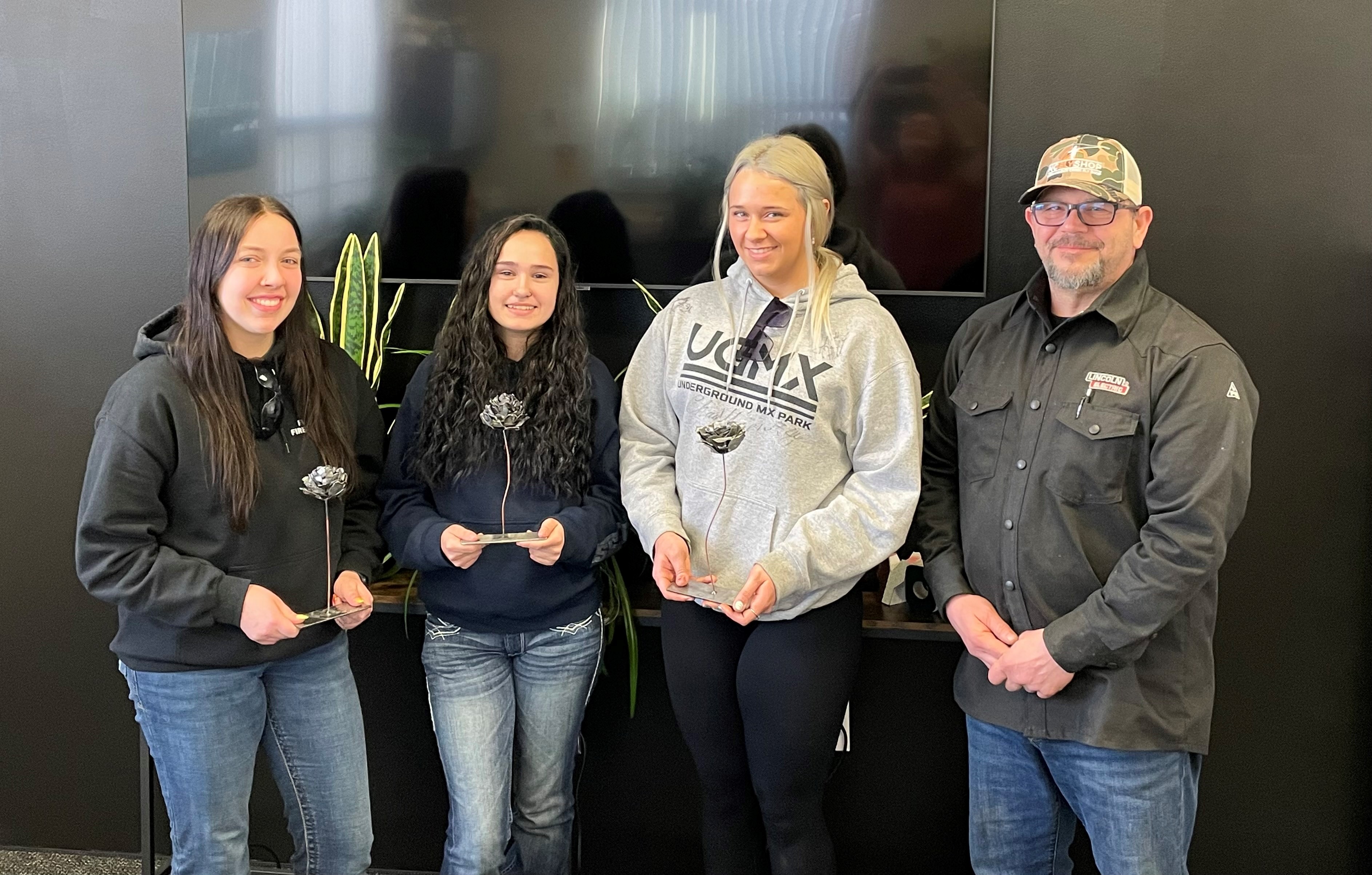 Natalie Karch, Shanon Kelleher, Hannah Michael & Mr. Petronelis