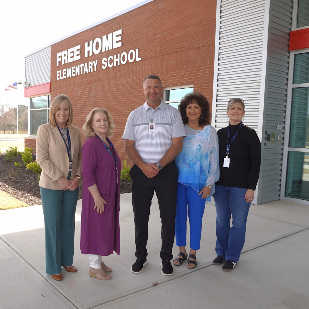 School Board Members Tour New Free Home ES Post Detail
