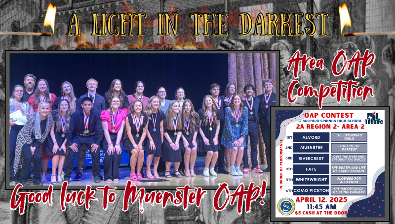 Muenster One Act Play Area Competition | Post Details
