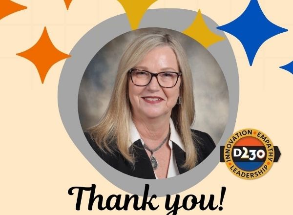 District 230 Board thanks outgoing member News posts