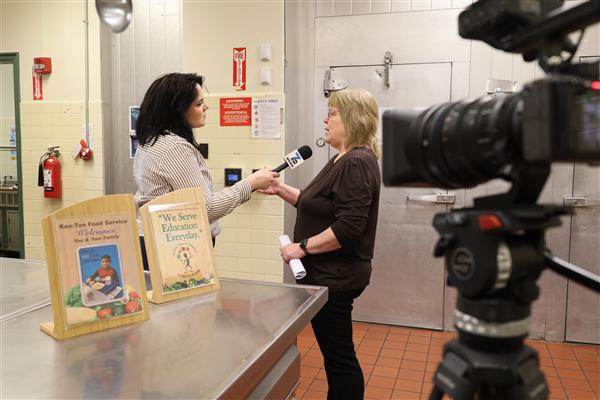 WKBW Interviews Food Service Dept.
