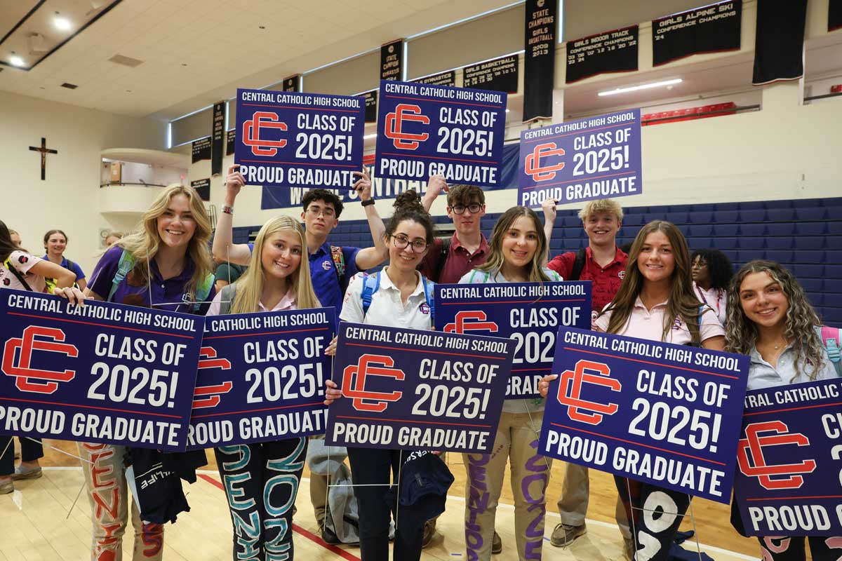 Class of 2025 Yearbook Signing - Central Catholic High School - Lawrence
