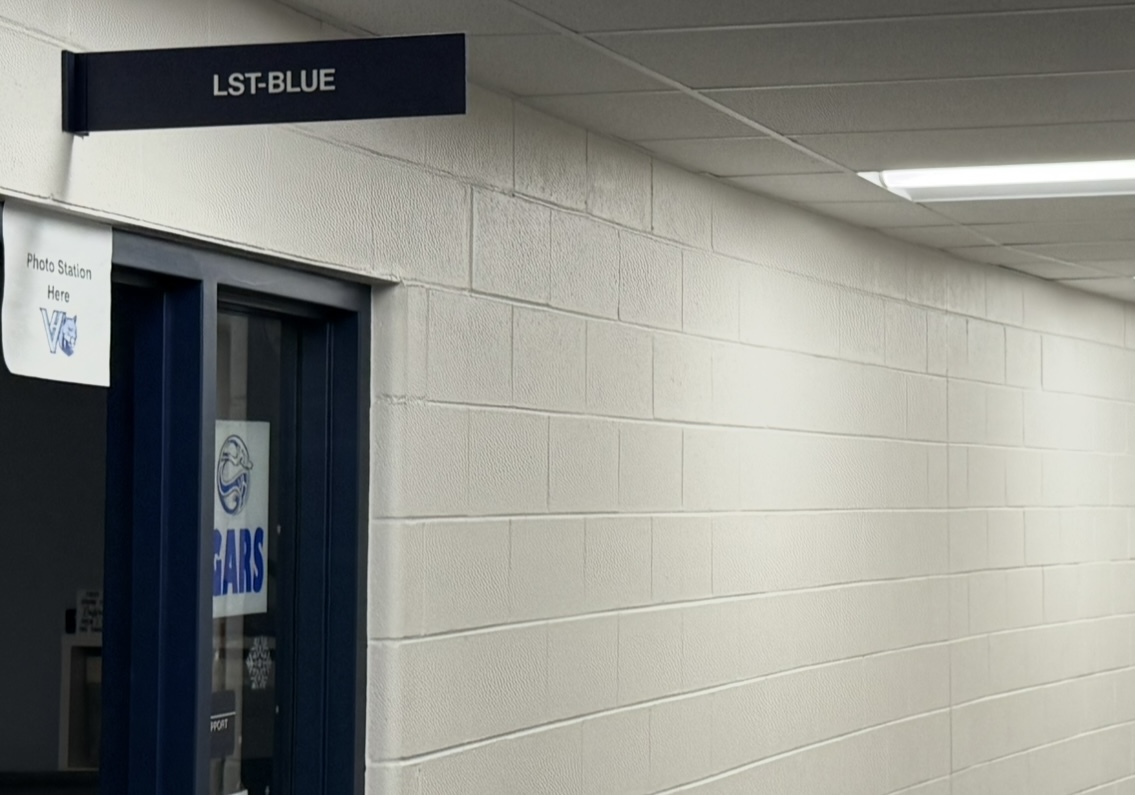 Sign for the Blue LST