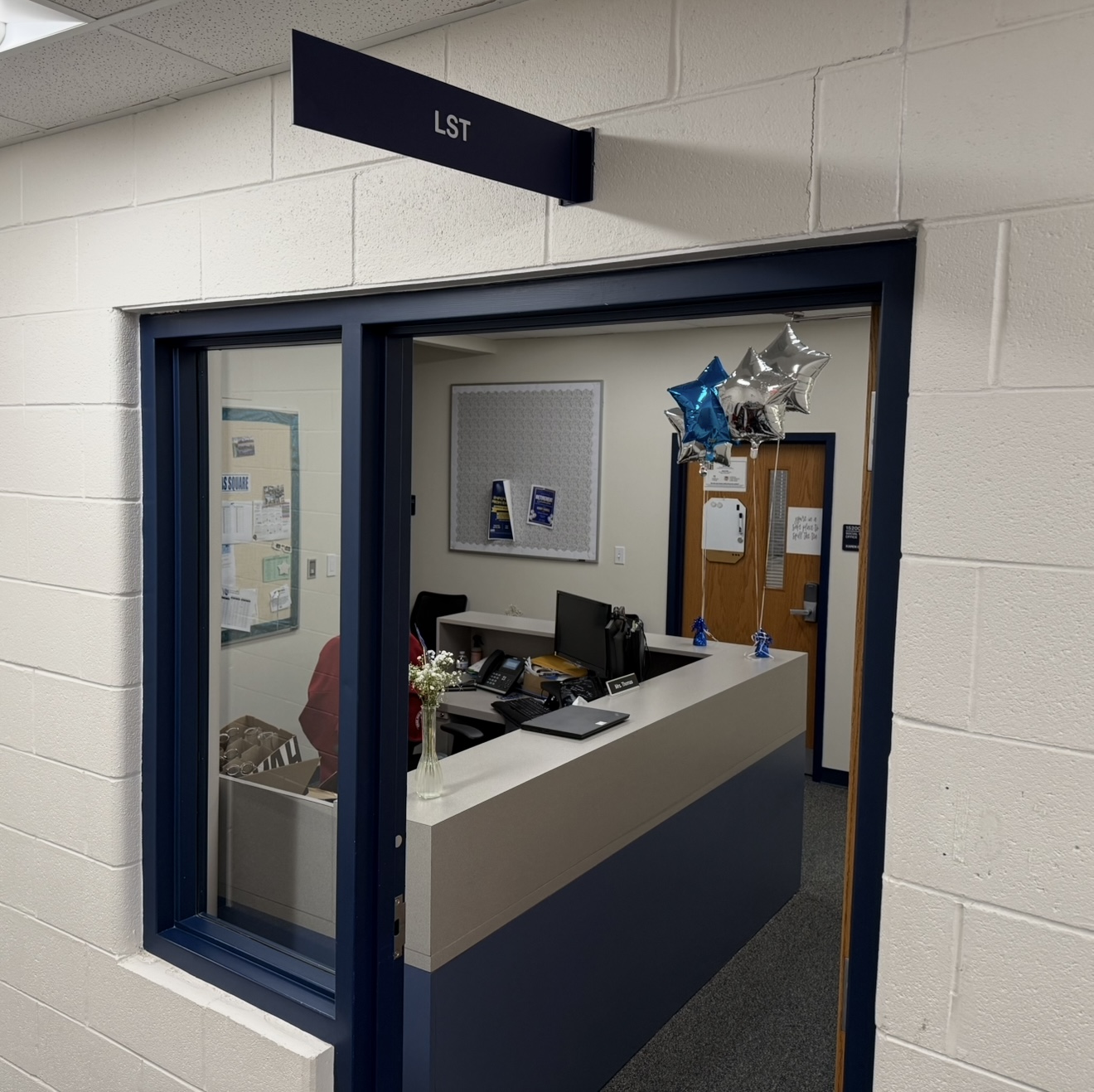 View from a hallway into an LST at VHHS