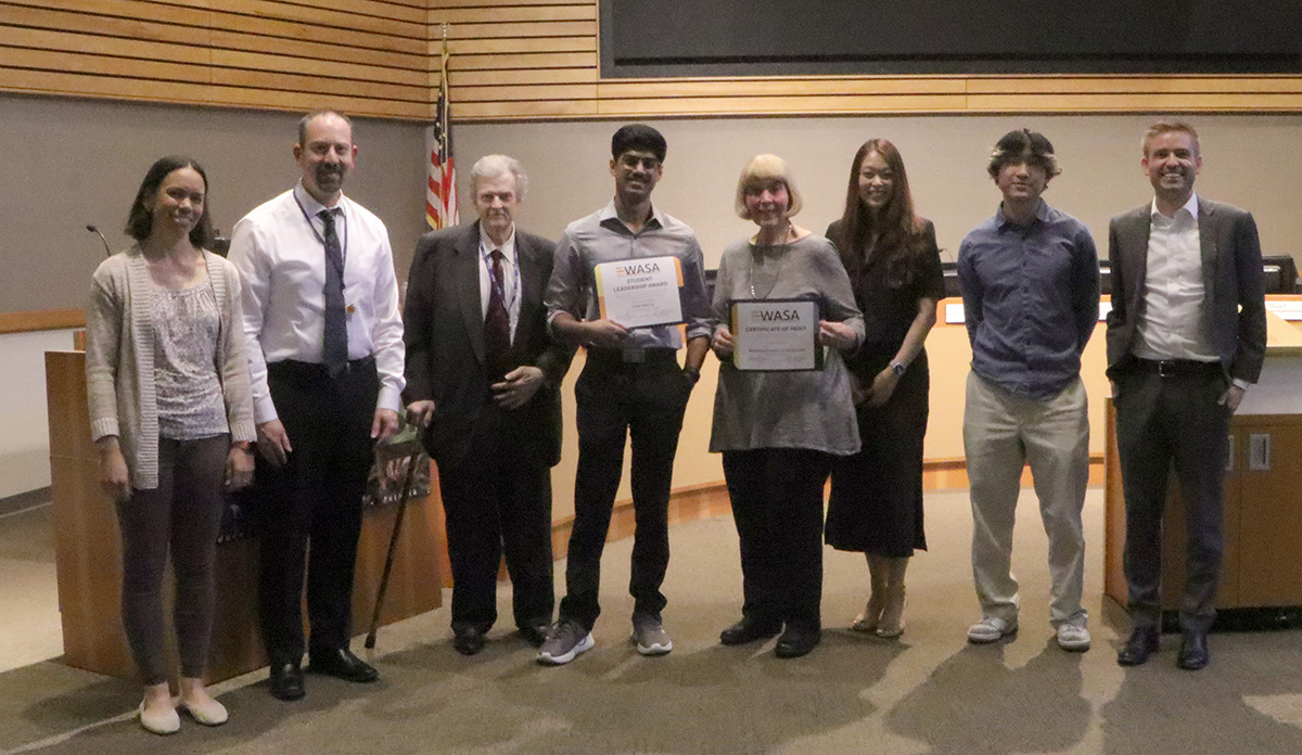 LWSD honors Operation School Bell, Redmond High School student at WASA